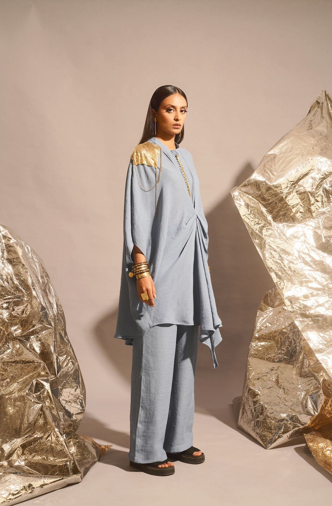 Tuck Kaftan Set