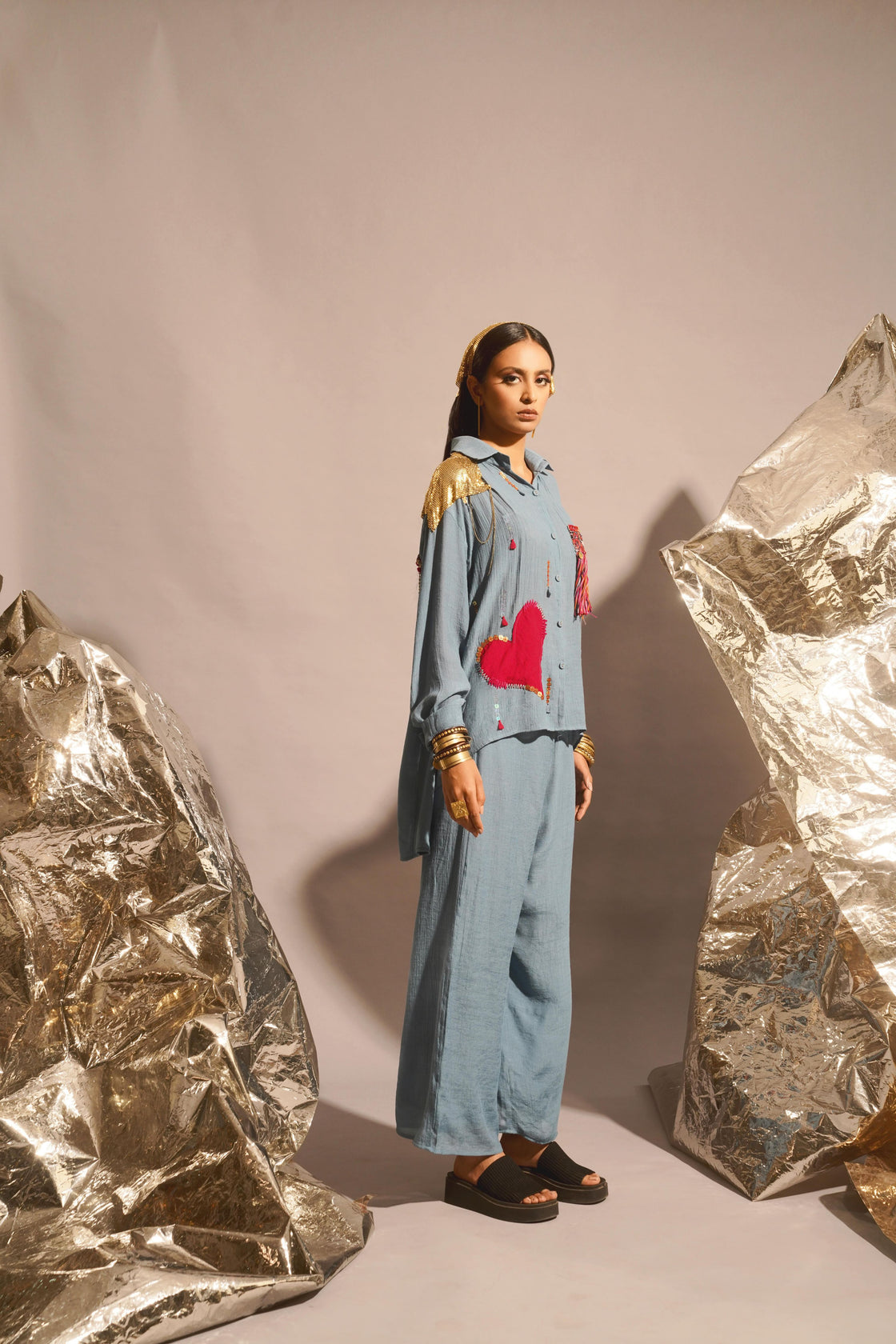 Dramatic Shirt Set