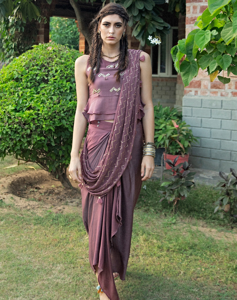 Skirt Saree