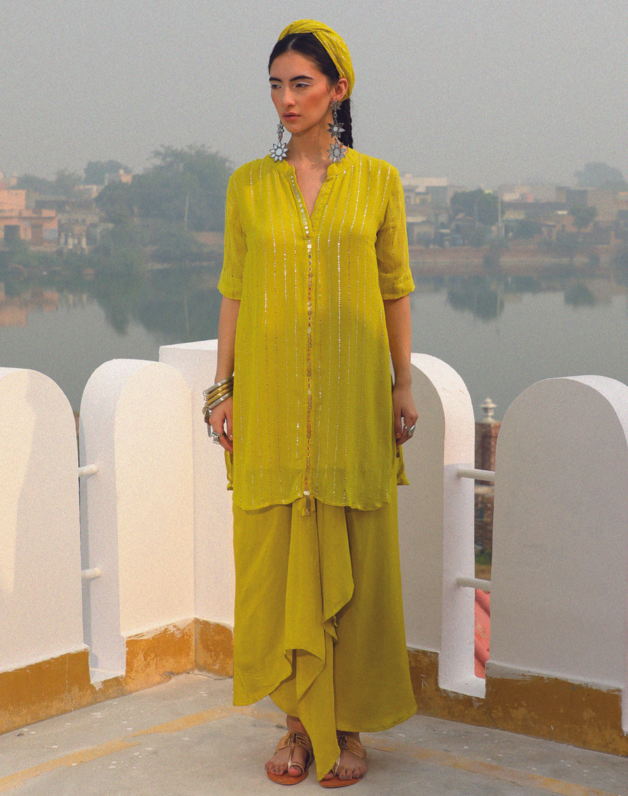 Shimmer tunic set
