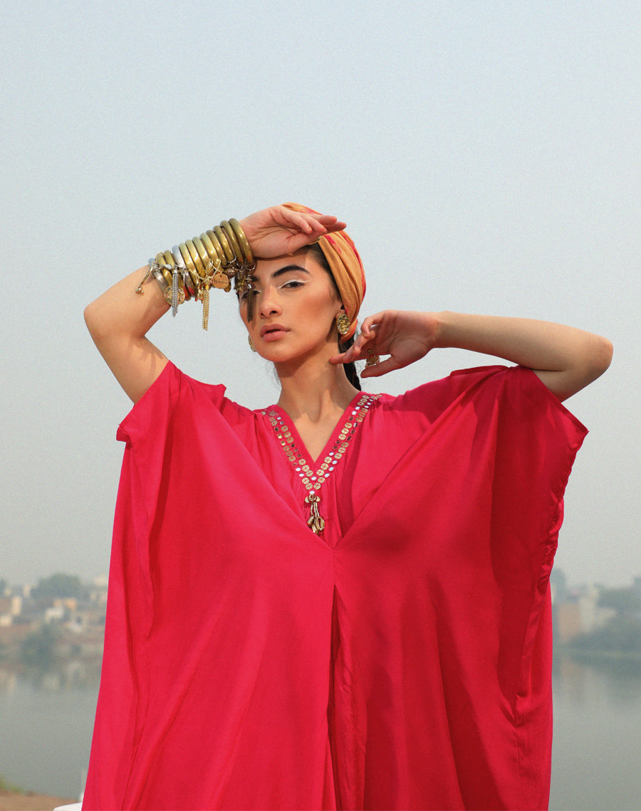 Tuck Kaftan set