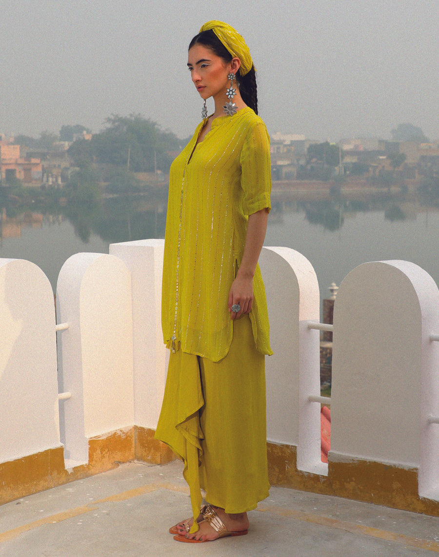 Shimmer tunic set
