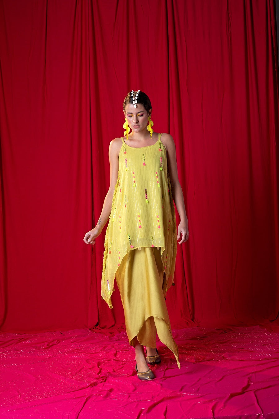 Spaghetti Tunic Twin set