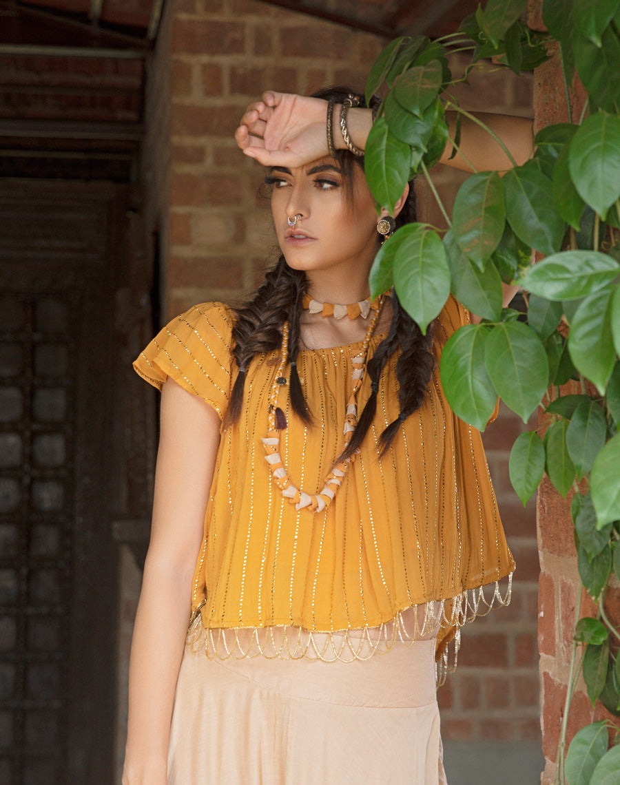 Top With Flare Pant