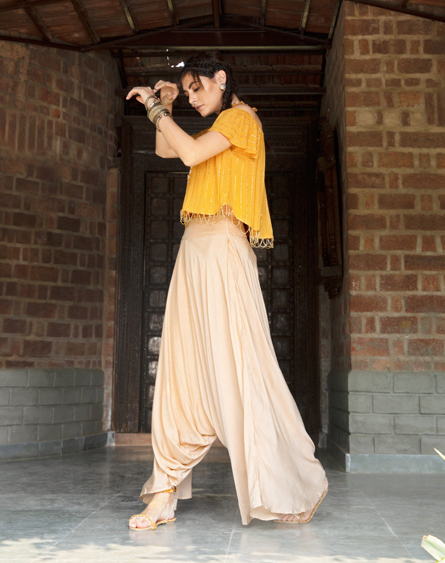 Top With Flare Pant