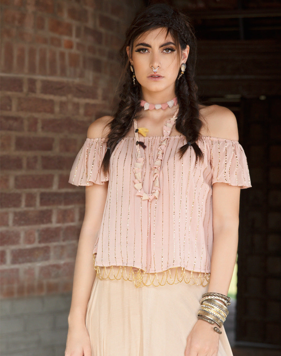 Top With Flare Pant