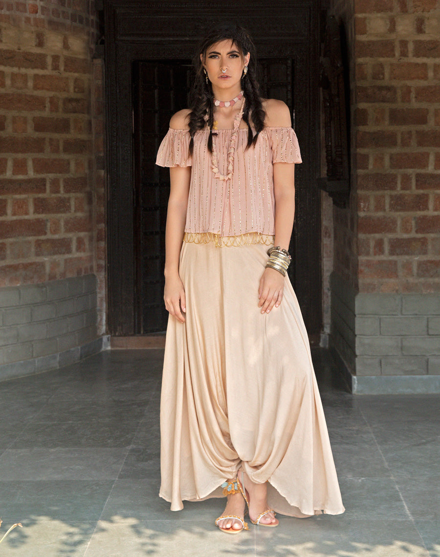 Top With Flare Pant
