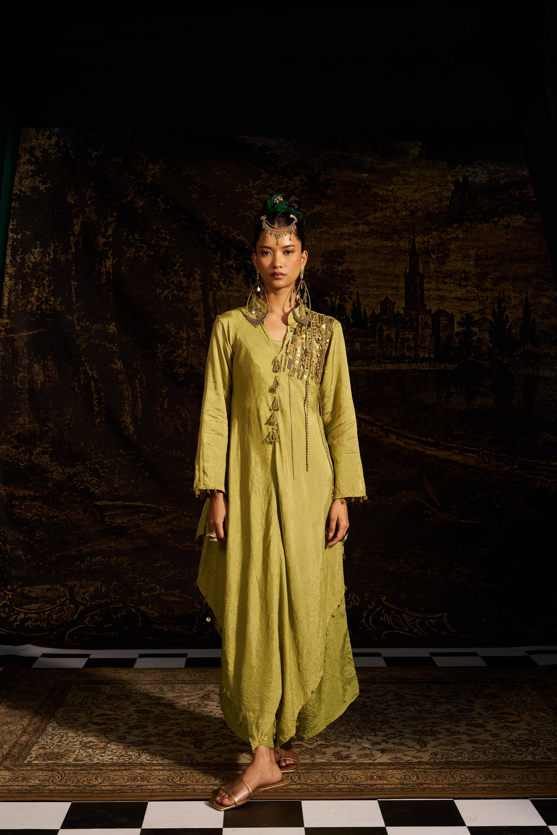 V- Tunic Set