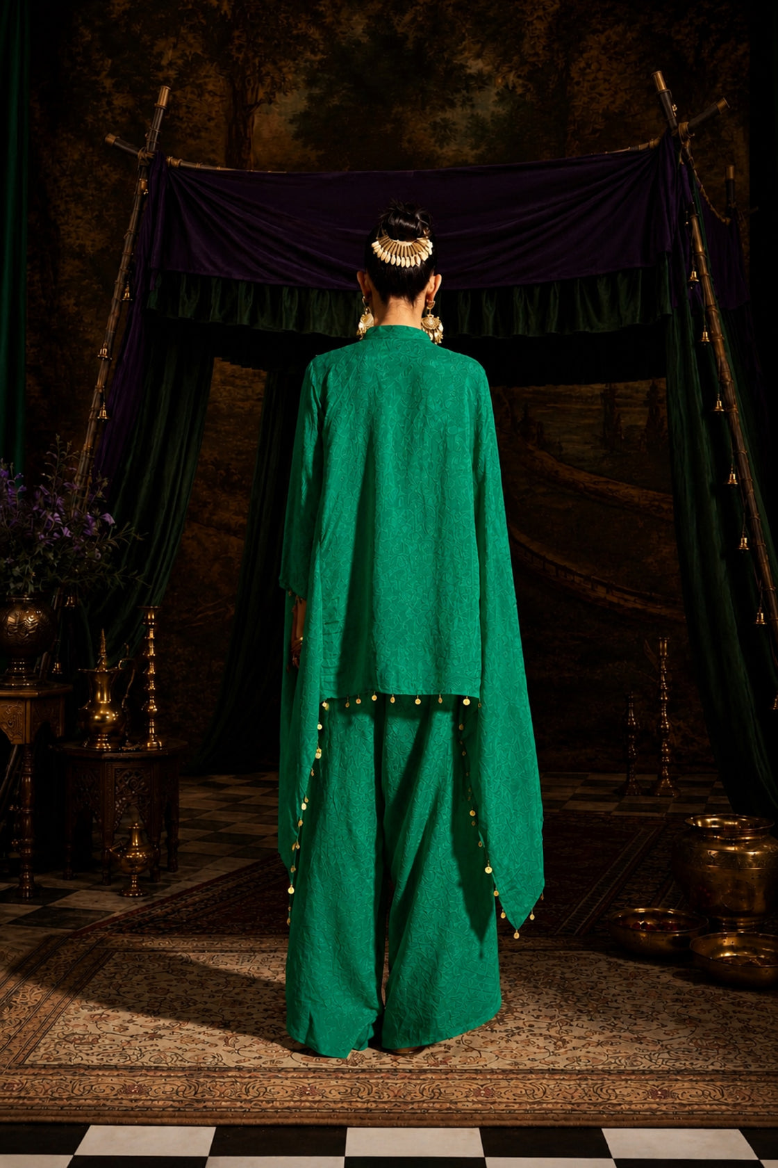 Two Side kali kurta set