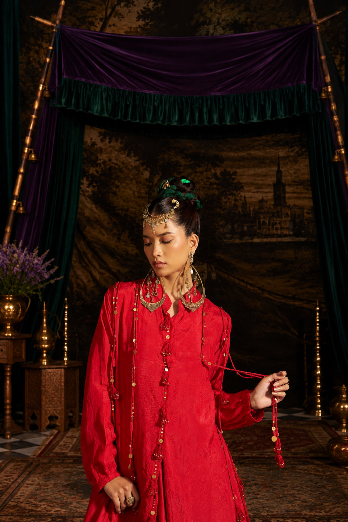 Placket kali shirt set